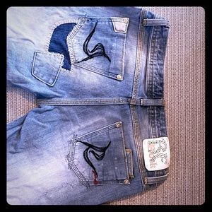 Rock & Republic/Limited Express distressed jeans